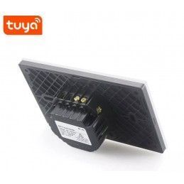 Interruptor Táctil Blanco Wifi Inteligente 2 Canales + Capacitor Compatible Alexa y Google Home Tuya-Wt-U2 +APP