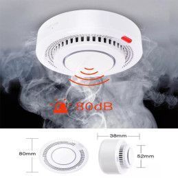 Detector de Humo Inteligente WiFi Tuya PST-YG400A | Alarma 80dB Contra Incendios