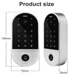 Videoportero Smart Camara Tuya WiFi 2.4Ghz Acceso Con Clave y Timbre PST-VC1