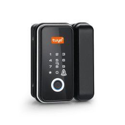 Cerradura Smart Digital Mampara Batiente Inteligente Puerta Vidrio PST-GL-B2