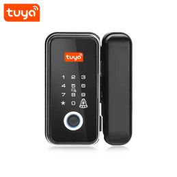 Cerradura Smart Digital Mampara Batiente Inteligente Puerta Vidrio PST-GL-B2