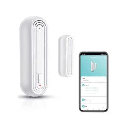 Sensor con Alarma Smart Wifi 90dB TUYA  Puerta Ventana compatible con Alexa google PST-MC400S