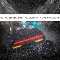 Rastreador GPS 4G Volttak ST-908L 4G para Bicicleta | Luz Trasera, Intermitentes, Control Inalámbrico, Resistente al Agua