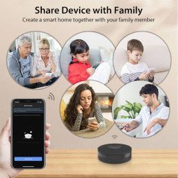 Control Remoto Universal WiFi IR + RF Tuya IR02 | Alexa Google Home | Mini Smart Hub Infrarrojo