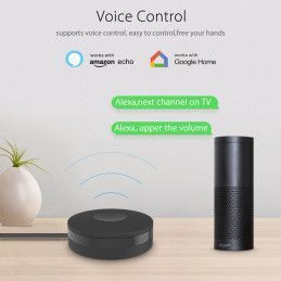 Control Remoto Universal WiFi IR + RF Tuya IR02 | Alexa Google Home | Mini Smart Hub Infrarrojo