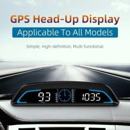 Hud Display GPS VOLTTAK G3 Velocímetro Alarma de Velocidad Reloj digital