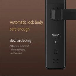 Cerradura Smart  Video Portero Wifi 2.4 Ghz Tuya B2-PRO Cámara Lector de Huella Digital Llave Tarjeta Manija Reversible