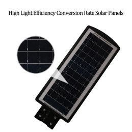 Reflector LED Solar Luz Blanca 200W Poste Exterior de Calle Sensor de Movimiento IP65