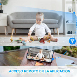 RELOJ CAMARA 1080P WIFI V88 VELADOR DESPERTADOR DE ESCRITORIO OFICINA EN TIEMPO REAL FOTOS Y VIDEO