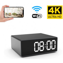 RELOJ CAMARA 1080P WIFI V88 VELADOR DESPERTADOR DE ESCRITORIO OFICINA EN TIEMPO REAL FOTOS Y VIDEO