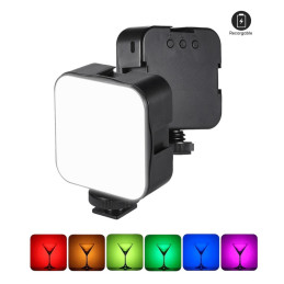Luz Led RGB Recargable AY-83 Con Soporte Clip