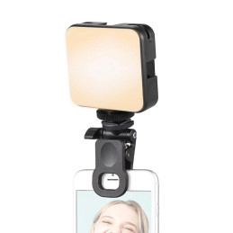 Luz Led RGB Recargable AY-83 Con Soporte Clip