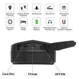 GPS Vehicular Imantado Portatil ST-905L 4G  App Gratuita IP67 Impermeable En Espera 60 Dias