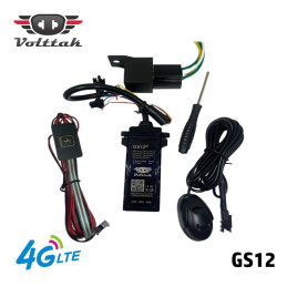 GPS Vehicular Volttak GS12 - 4G Apagado de Motor IP67 Resistente al Agua y al Polvo