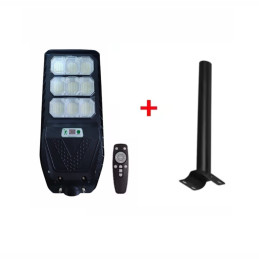 Reflector Solar LED 300W Luz Blanca IP67 con Sensor de Movimiento | Poste para Calle y Exterior V66
