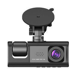 Cámara de Auto Triple Frontal Cabina y Retroceso + MicroSD 32 GB