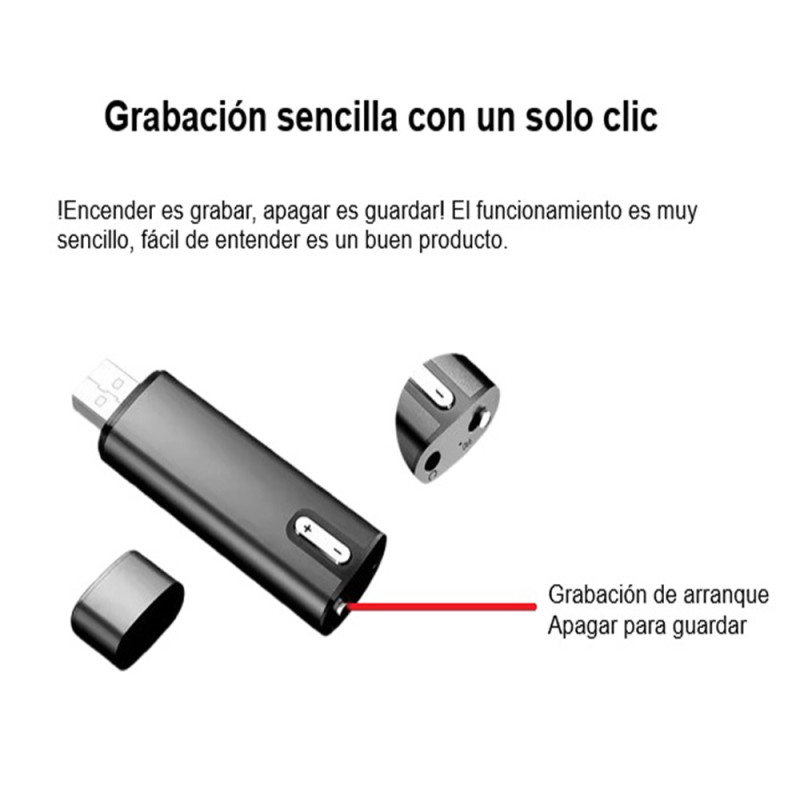 Grabador De Voz Q16 16GB Tipo USB