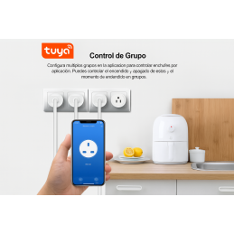 Enchufe Inteligente Wifi Tuya MN - Compatible Alexa y Google