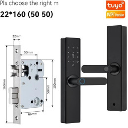 Cerradura Inteligente WiFi PST-Z17 TY | Huella Digital, Tarjeta, App Tuya, Teclado y Llave Mecánica