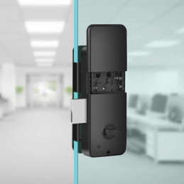 Cerradura Electrónica para Vidrio PST-008P | Control Remoto, Tarjeta RFID y Teclado Numérico Táctil