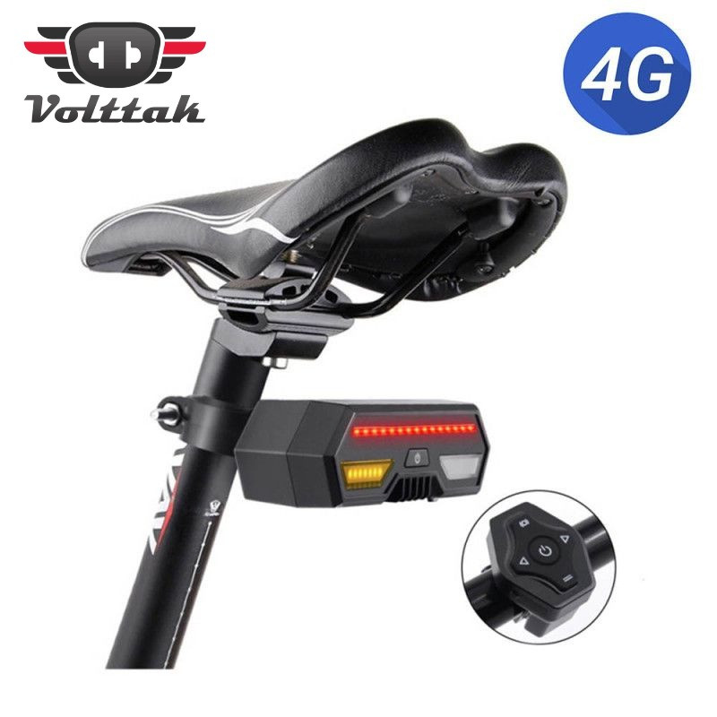Rastreador GPS 4G Volttak ST-908L 4G para Bicicleta | Luz Trasera, Intermitentes, Control Inalámbrico, Resistente al Agua
