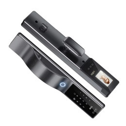 Cerradura Inteligente PST-D17 3D | Reconocimiento Facial, Huella, Código, RFID y App Dishome WiFi