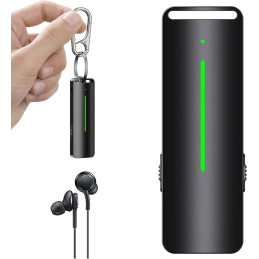 Mini Grabadora de Voz Espia USB 16gb Grabacion en Alta Calidad Metalico Elegante V2