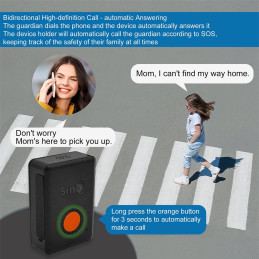 Mini GPS ST-904L 4G Localizador personas, mascotas con microfono SOS APP y Plataforma gratuita