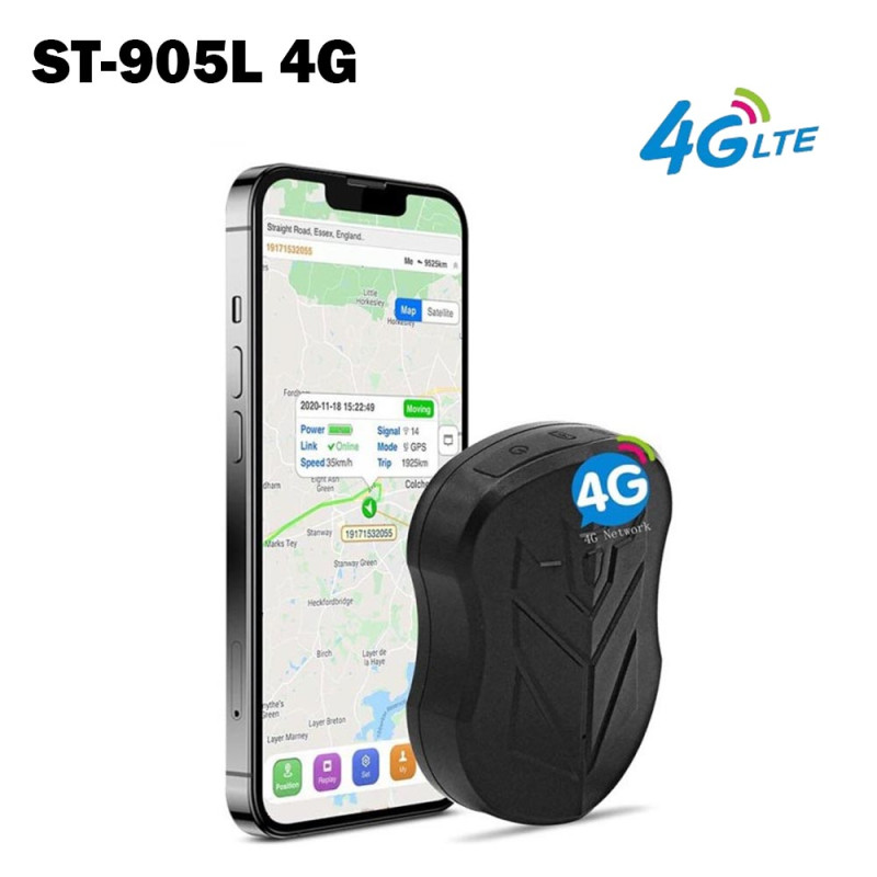 GPS Vehicular Imantado Portatil ST-905L 4G  App Gratuita IP67 Impermeable En Espera 60 Dias