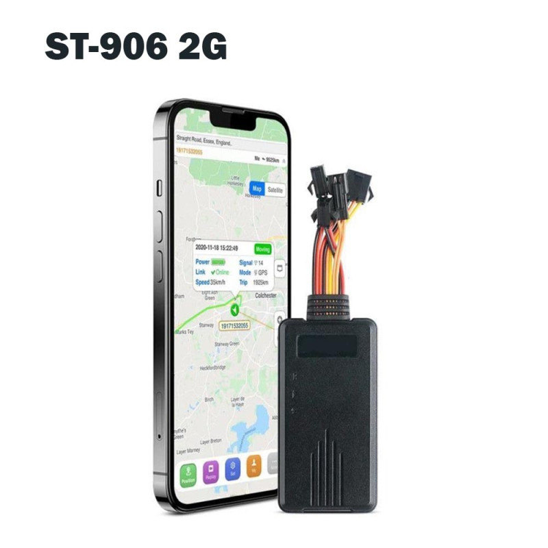 GPS Vehicular ST-906 Plataforma Y App Gratis Seguimiento en Tiempo Real
