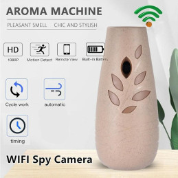 Cámara Espía en Ambientador Automático Wifi 1080P FullHD WC004 Detección de Movimiento