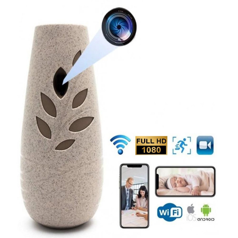 Cámara Espía en Ambientador Automático Wifi 1080P FullHD WC004 Detección de Movimiento