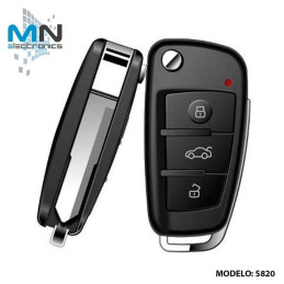 LLAVE DE AUTO ESPIA FULLHD 1080P FOTOS, AUDIO Y VIDEO QT807 VISION NOCTURNA MICROSD LLAVE RETRACTIL