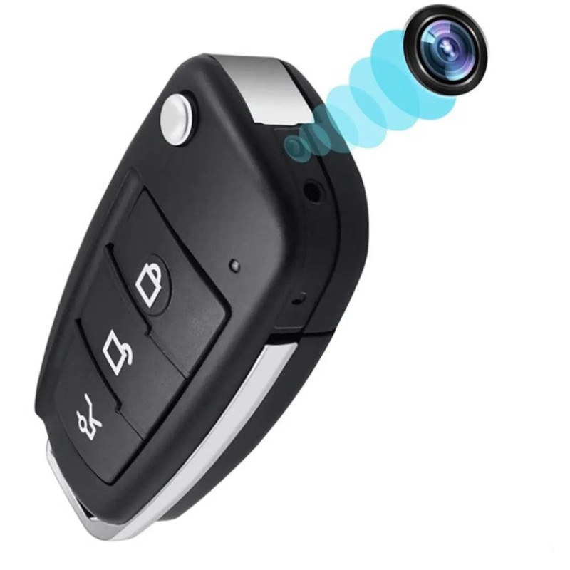 LLAVE DE AUTO ESPIA FULLHD 1080P FOTOS, AUDIO Y VIDEO QT807 VISION NOCTURNA MICROSD LLAVE RETRACTIL