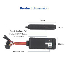GPS Vehicular G900LM 4G Cantrack Secumore