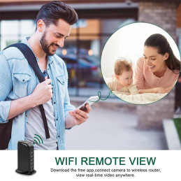 Cámara Espía Wifi HUB Tipo Torre Usb y Tipo C WC001 Deteccioón de Movimiento