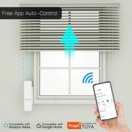 Control Motor Inteligente Smart Wifi Con Batería Interna TUYA-Yh002-B para Cortinas y Persianas con Cadena