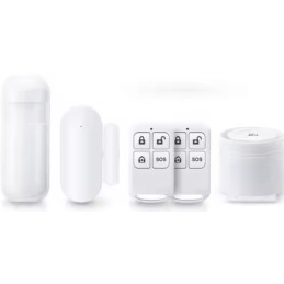 Sistema de Seguridad Inteligente (Alarm Smart) – Modelo PST-G74 con 4G y control de pantalla LCD.