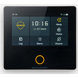Sistema de Seguridad Inteligente (Alarm Smart) – Modelo PST-G74 con 4G y control de pantalla LCD.