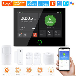 Sistema de Seguridad Inteligente (Alarm Smart) – Modelo PST-G74 con 4G y control de pantalla LCD.