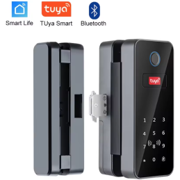 Cerradura Smart Lock para Puertas de Vidrio + WiFi con Acceso Remoto