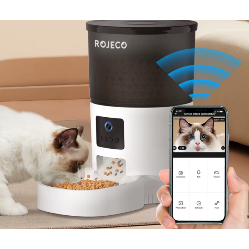 Comedero Smart Automático WIFI con Cámara HD y Voz para Mascotas