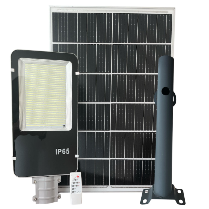 Lámpara Pastoral Reflector LED Solar Luz Blanca 400W - Panel Solar