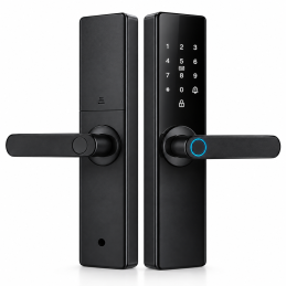 Cerradura Inteligente WiFi PST-Z17 TY | Huella Digital, Tarjeta, App Tuya, Teclado y Llave Mecánica