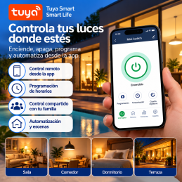 Mini Switch WiFi Tuya 16A | Alexa y Google Home