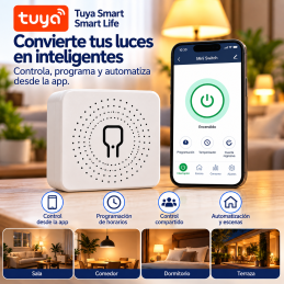 Mini Switch WiFi Tuya 16A | Alexa y Google Home