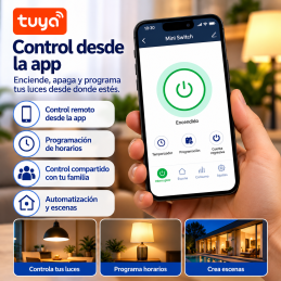Mini Switch WiFi Tuya 16A | Alexa y Google Home